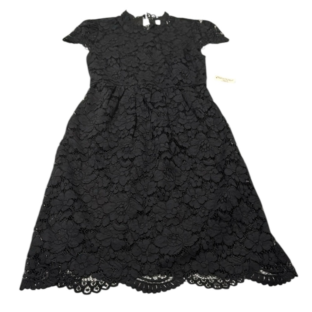 NWT Lark & Ro Elegant Black Lace Dress